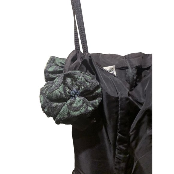 VINTAGE Bill Berman California Styled Jodi Schwartz DRESS Sz 7 Poofy BLACK 80s - Picture 2 of 6